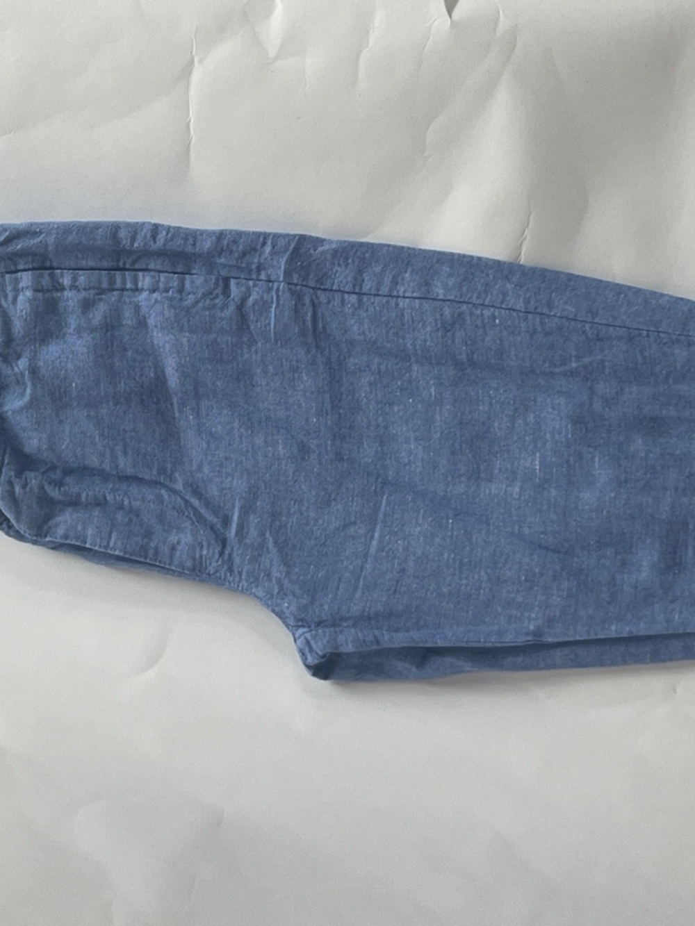 Janie and Jack Light Blue Chambray Pants